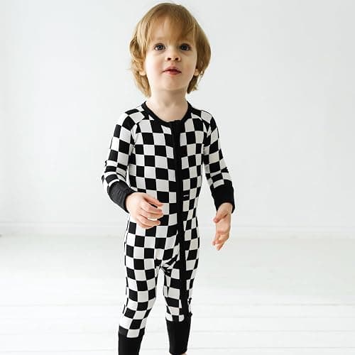 Little Sleepies Pajamas for Baby Boys & Girls, Viscose from Bamboo Baby Pajamas, Sleepers, 2-Way Zipper PJs thumbnail 3