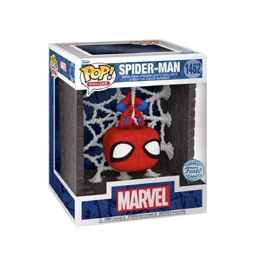 Funko Pop Deluxe Marvel Spider-Man Webbed Figure - Image 1