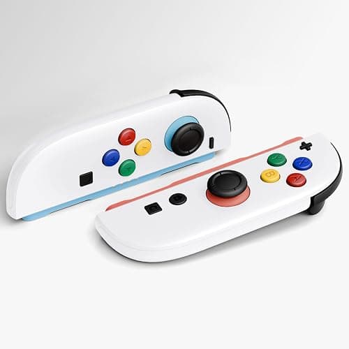 eXtremeRate DIY Replacement Shell Buttons for Joycon 2, Custom Housing Faceplate Case + Decorative Strips + ABXY Direction Keys + Tools for Nintendo Switch 2 Controller - Essence Version - White thumbnail 6