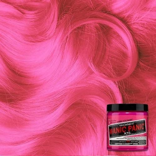 MANIC PANIC Classic Cotton Candy Pink Semi Permanent Hair Color - Bright Pink Hair Dye for Women & Men That Lasts 4-6 Weeks - Vegan, Ammonia & Cruelty-Free - Create & Mix Custom Shades (4oz / 2pk) thumbnail 3