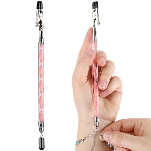 2 in 1 Bracelet Helper Tool -WIFORT Bracelet Helper to Put on Yourself, Quick Release Fastening Jewelry Clasp Helpers,Bracelet Assist Tool with Hook for Necklace, 197mm Extended Design - Image 1