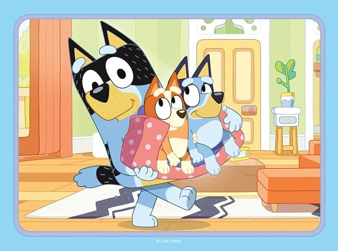 Ravensburger Bluey 4 in Box Jigsaw Puzzles for Kids Age 3 Years Up - 12, 16, 20 & 24 Pieces thumbnail 3
