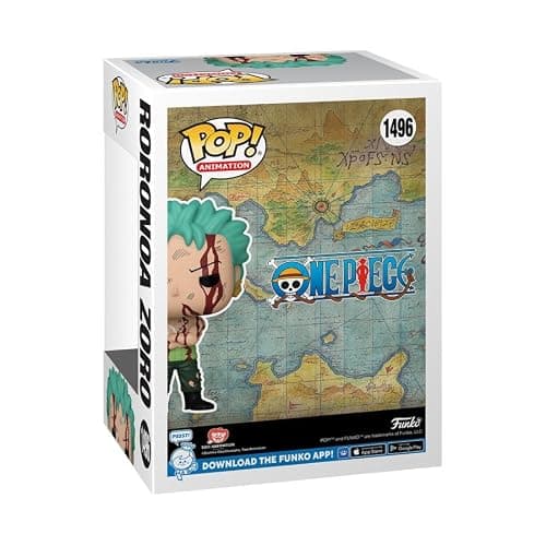 Funko One Piece Pop! Animation Roronoa Zoro Vinyl Figure Exclusive thumbnail 3