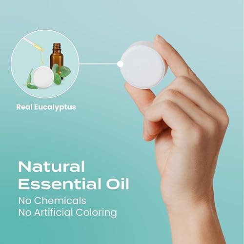 Body Restore Shower Steamers Aromatherapy 15 Pack - Christmas Stocking Stuffers for Men, Birthday Gifts for Women, White Elephant, Relaxation, Self Care - Eucalyptus thumbnail 2