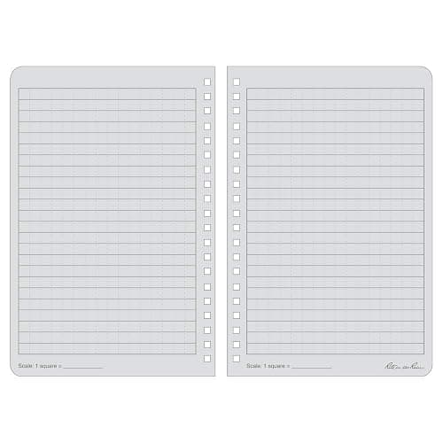 Rite In The Rain Weatherproof Side Spiral Notebook, 4.625" x 7", Black Cover, Universal Pattern, 3 Pack (No. 773L3) thumbnail 9