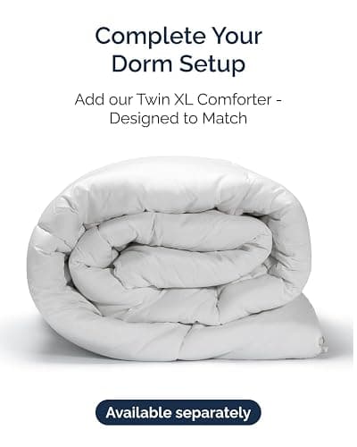 Twin XL Size 3 Piece Sheet Set - Comfy Breathable & Cooling Sheets - Hotel Luxury Bed Sheets for Women & Men - Deep Pockets, Easy-Fit, Soft and Wrinkle Free Sheets - Ice Blue Oeko-Tex Bed Sheet Set | Deep Pocket Bed Sheets for Women, Men, Teens & Students, Soft, Cooling, Breathable & Wrinkle Free, Oeko-Tex Bed Sheet Set thumbnail 8