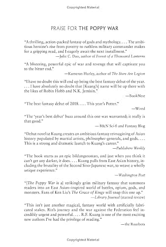 The Poppy War Trilogy Set By R. F Kuang (Paperback Edition) thumbnail 5