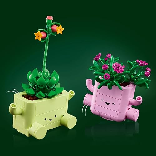 Lego 11506 Botanical Rocking Plants, Toy, Birthday Present, Blocks, Mother's Day, Girls, Boys, Kids, 9 Years, 10 Years, 11 Years, Elementary Students, Decorative Plants, Faux Green, Interior thumbnail 6