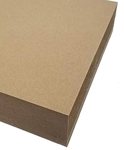 Chipboard- 8.5"x11" 22pt (100 Sheets) - 100% Recycled- Made in USA - Image 1