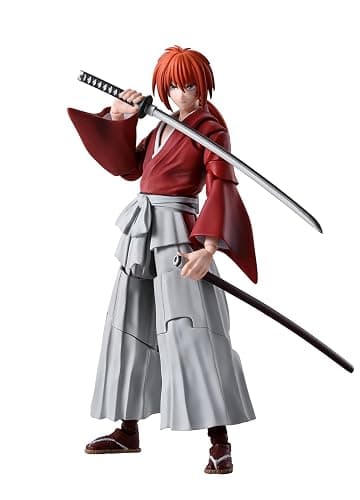 TAMASHII NATIONS - Rurouni Kenshin: Meiji Swordsman Romantic Story - Kenshin Himura, Bandai Spirits S.H.Figuarts Action Figure - Image 1