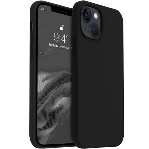 AOTESIER Compatible with iPhone 15 Case, Full Body Food-Grade Silicone Wear-Resistant, Anti-Drop Protection with Soft Anti-Scratch Microfiber Lining Phone Case for iPhone 15, 6.1 inch, Black - Image 1