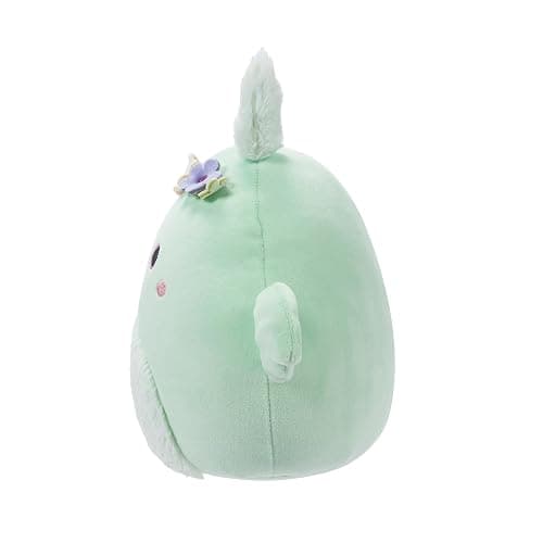 Squishmallows Original 7.5-Inch - Tove the Mint Green Mothman with Flower Crown and Fuzzy Belly thumbnail 3
