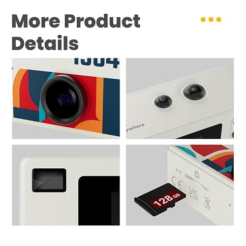 Portable Thumb Camera, 130° Wide Angle of 1080P High-Definition Video Recording & Photo Shooting, Pocket Mini Camera Keychain, Backpack Pendant Gift for Adults Kids thumbnail 7