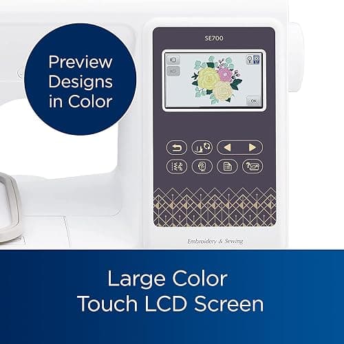Brother SE700 Embroidery & Sewing Machine with Starter Bundle thumbnail 5