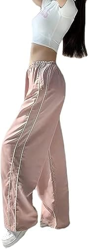 XPONNI Women's Baggy Y2K Parachute Pants thumbnail 7