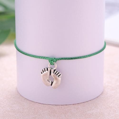 Aesnefe New Mom Wish Bracelet for Women, Mommy to Be Bracelet, Pregnancy Present, First Time Mom Wish Bracelet, Gifts for Expecting Moms thumbnail 4