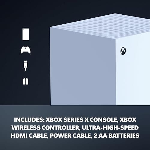 Xbox Series X - All Digital Gaming Console - 1TB SSD - Includes Wireless Controller - 4K Gaming - 120FPS - Robot White thumbnail 4