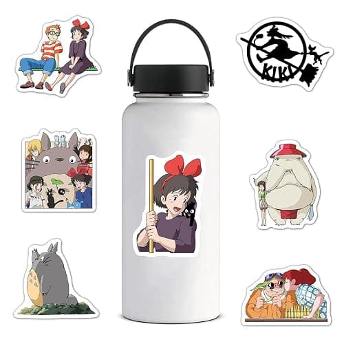 100 Totoro Aufkleber, Wasserfeste Vinyl Stickers für DIY Dekoration, Graffiti Style Decals für Auto Motorräder Laptop Fahrrad Skateboard Snowboard Gepäck Aufkleber MacBook iPad und mehr thumbnail 5