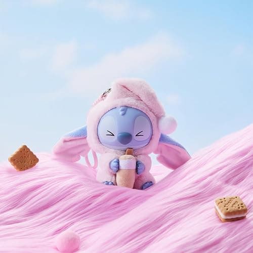 UKJNG Stitch Eat Something Before Sleep Collection Vinyl Plush Toy Surprise Box Figure Model Blind Box Plush Toy Gift for Girls and Boys Cute Collectible Keychain Single Box (Random One) thumbnail 7