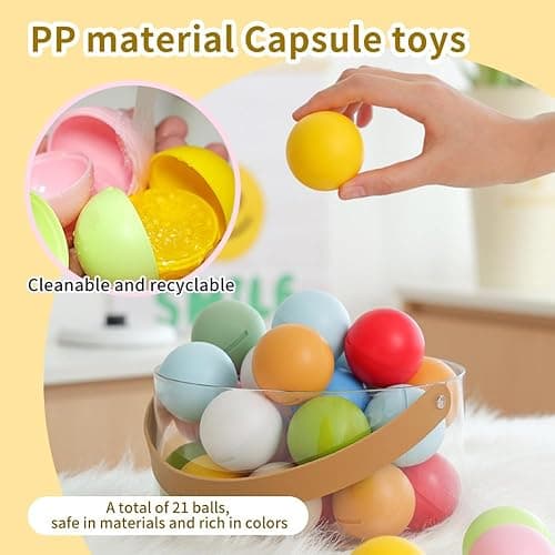 Home Gachapon Machine Party Toys Anniversary Gifts Novelty Toys Christmas Toys Couple Gifts Send to Others(Contains 21 blank capsules) thumbnail 5
