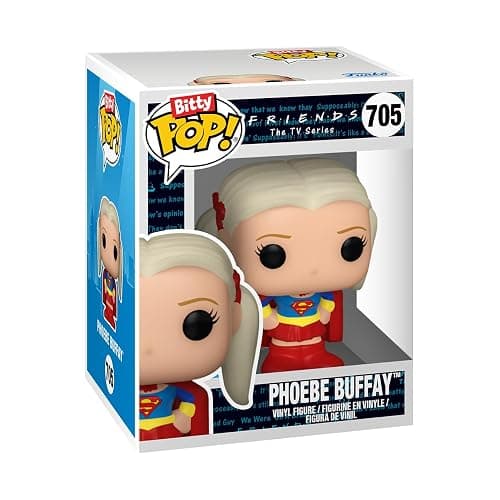 Funko Bitty POP! Friends - Monica As Catwoman, 4-Pack and A Surprise Mystery Mini Figure - 0.9 Inch (2.2 Cm) Collectable - Stackable Display Shelf Included - Gift Idea - Party Bags Stocking thumbnail 9