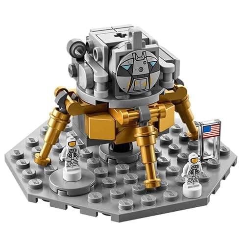 LEGO 92176 Ideas NASA Apollo Saturn V Space Rocket and Vehicles, Spaceship Collectors Building Set with Display Stand [Amazon Exclusive], 14+ years thumbnail 4