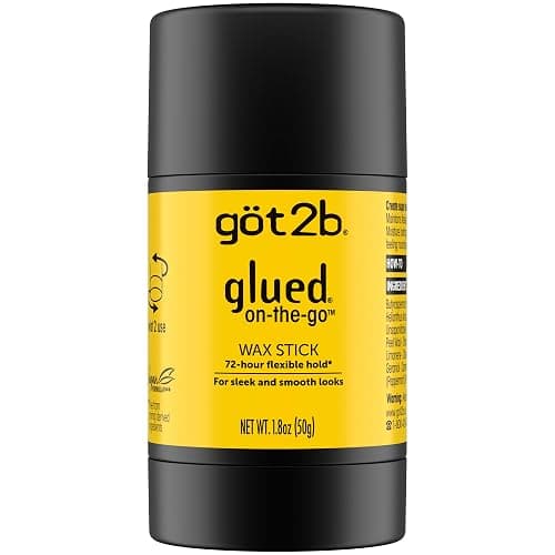 got2b glued on-the-go wax stick, 1.8oz, sleek and slick styles, style your hair without the crunch, helps control frizz - Image 1