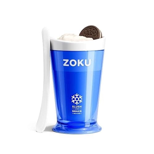 ZOKU Original Slush and Shake Maker, Compact Make and Serve Cup with Freezer Core Creates Single-Serving Smoothies, Slushies and Milkshakes in Minutes, BPA-free, Blue - Image 1