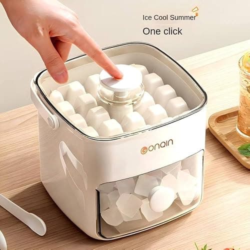 axGear Ice Cube Box Portable Storage Tray with Cover thumbnail 4