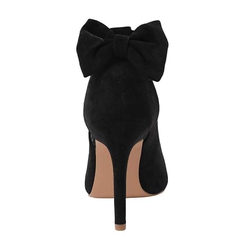 PiePieBuy Women's Pointed Toe High Heels Ankle Strap D'Orsay Pumps Shoes Bow Wedding Bowtie Back Dress Sandals thumbnail 5