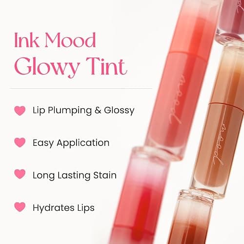 Peripera Ink Mood Glowy Tint | Lip-Plumping, Naturally Moisturizing, Lightweight, Glow-Boosting, Long-Lasting, Comfortable, Non-Sticky, No White Film (013 BERRY PRETTY) thumbnail 2