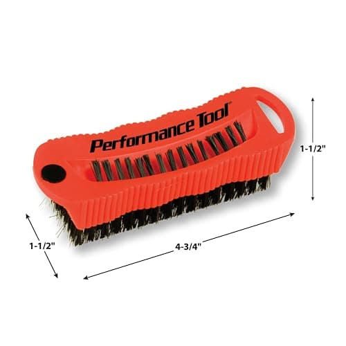 Performance Tool W9163 Utility and Fingernail Brush with Magnet / Scrub Brush thumbnail 3