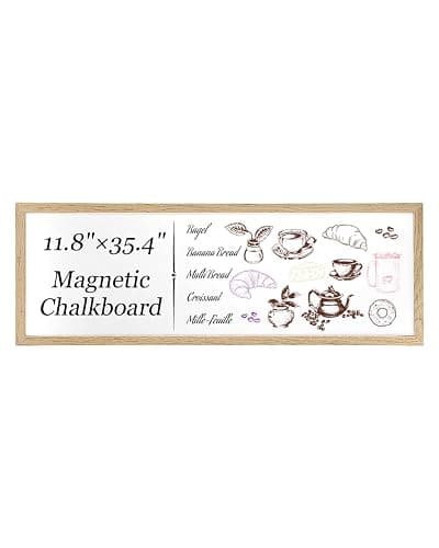 Dry Erase Board for Wall, Large Magnetic Whiteboard, White Board Dry Erase for Decoration/Planning/Kitchen Grocery List/Memo, for Office/School/Home 11.8"x 35.4" thumbnail 4