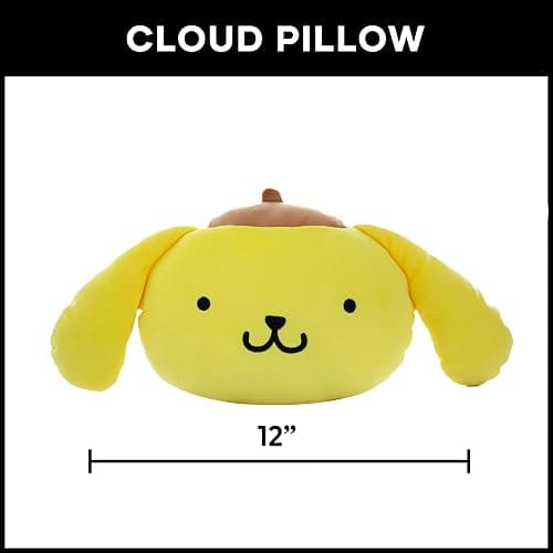 Northwest Pompompurin Friendly Pom Cloud Pillow 12" – Plush Kids Stuffed Toy, Cartoon Character, Bedroom Decor, Gift for Girls & Boys thumbnail 2