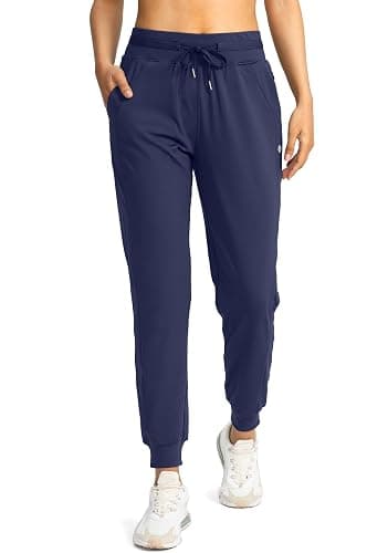G Gradual Women's Joggers Pants with Zipper Pockets High Waisted Athletic Tapered Sweatpants for Women Workout Lounge thumbnail 2
