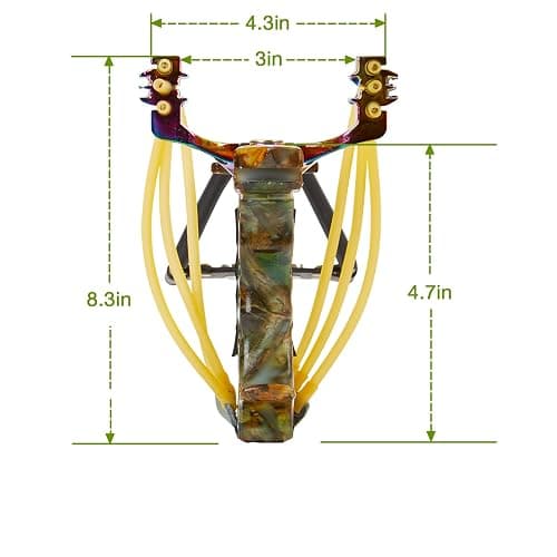 LOLBUY Stainless Hunting Slingshot High Velocity Catapult Slingshots Most Powerful Professional Outdoor Slingshots thumbnail 5