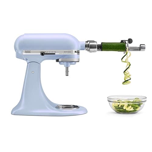 KitchenAid Artisan, 5-Qt Tilt Head Stand Mixer, KSM150PS, Blue Salt | Includes Pouring Shield for Mess-Free Mixing, 10 Speed Settings, Easily add Ingredients with the Tilt-Head Design thumbnail 6