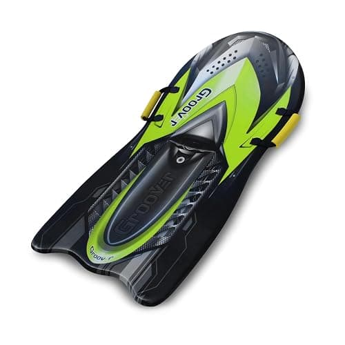 Flexible Flyer Snow Rocket Premium Foam Sled for Kids and Adults - 42" Snow Sled, 1 or 2 Person Winter Toboggan Slider with Handles, Extremely Lightweight, For Ages 5 & Up - Image 1