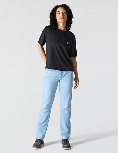 Carhartt Women's Tencel Fiber Series Loose Fit Short-Sleeve Pocket T-Shirt (Also Available in Plus Sizes) thumbnail 4