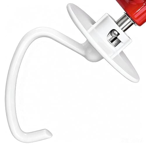 K45DH Coated C Dough Hook for KitchenAid 4.5-5Qt Tilt-Head Stand Mixers | Fits K45 K45SS KSM90 KSM150, Dishwasher Safe C-Shaped Bread Hook for Kneading Bread, Pizza and Yeast Dough - Image 1