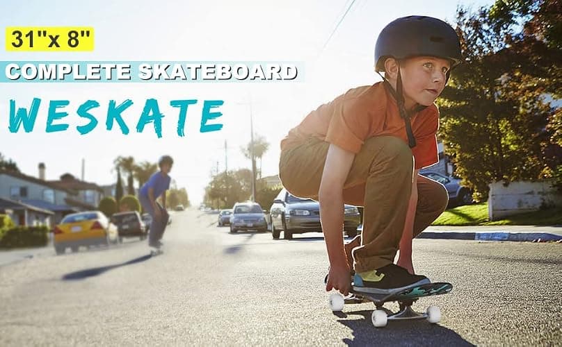 Skateboards Pro 31 inches Complete Skateboards for Teens, Beginners, Girls,Boys,Kids,Adults thumbnail 8