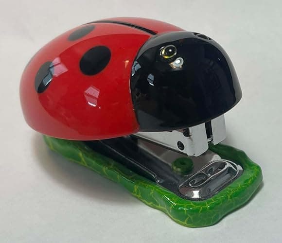 Cosa Nova Small Ladybug Stapler Glossy Detailed Decorative thumbnail 3