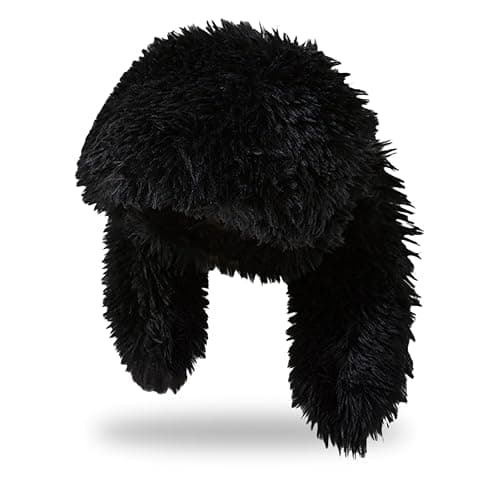 HENWASAI Y2K Fuzzy Bunny Hat for Women Girls Cute Furry Beanie with Ears Long Rabbit Ears Hat for Festival, Easter, Party - Image 1
