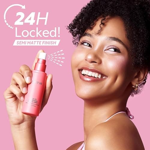 TIRTIR Waterproof Setting Spray – 24 Hour Long Lasting Fix, Sweatproof Water Resistant Makeup Finisher – Ethanol Free, Semi Matte Finish for Oily Skin – Korean Makeup Fixer thumbnail 4
