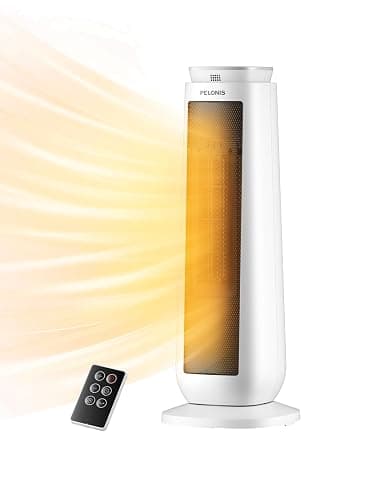 Ceramic Tower Space Heater with Remote - Image 1