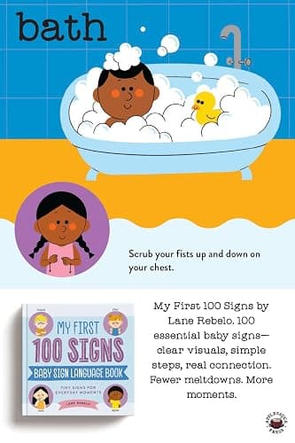 My First 100 Signs: Baby Sign Language Book: Tiny Signs for Everyday Moments thumbnail 10