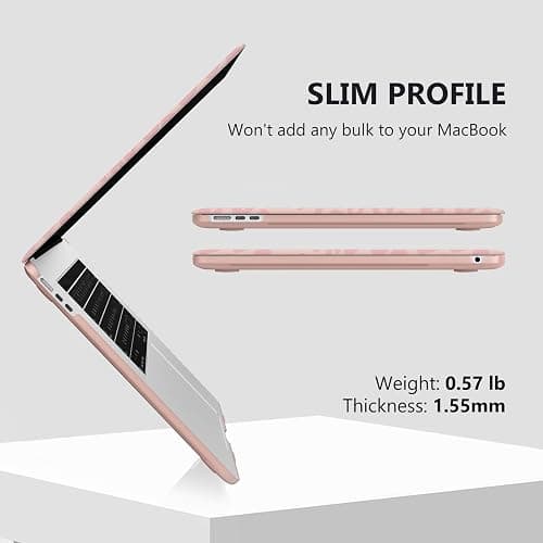 iCasso for MacBook Air 13 inch Case 2025 2024-2022 Release M4 A3240 M3 A3113 A2681 M2 with Liquid Retina Display, Hard Plastic Shell for Mac Air 13.6, TPU Keyboard Cover&Screen Protector, Pink Leopard thumbnail 3