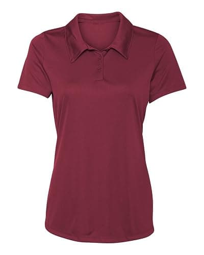 Women's Dry-Fit Golf Polo Shirts 3-Button Golf Polo's in 20 Colors XS-3XL Shirt - Image 1