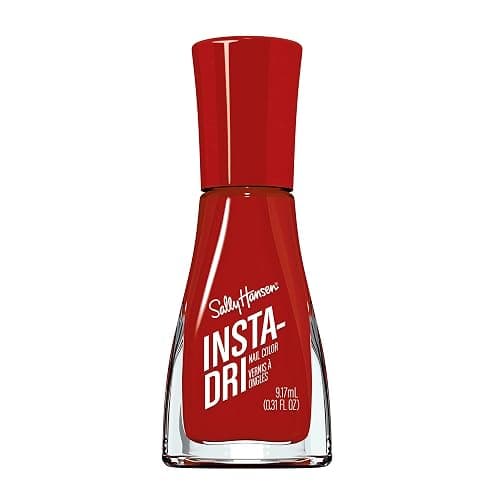 Sally Hansen Insta-Dri Nail Polish | Quick Dry, Long Lasting, Streak-Free Shine |Opaque, Glossy | 390 That's A-Blazing! | Fiery Orange-Red Nail Color - Image 1