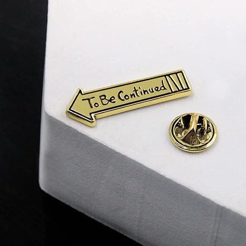 JJBA JoJo Enamel Brooch & Pins: 'To Be Continued' Kujo Jotaro Hat Cosplay Golden Men's, Women's & Kids thumbnail 4